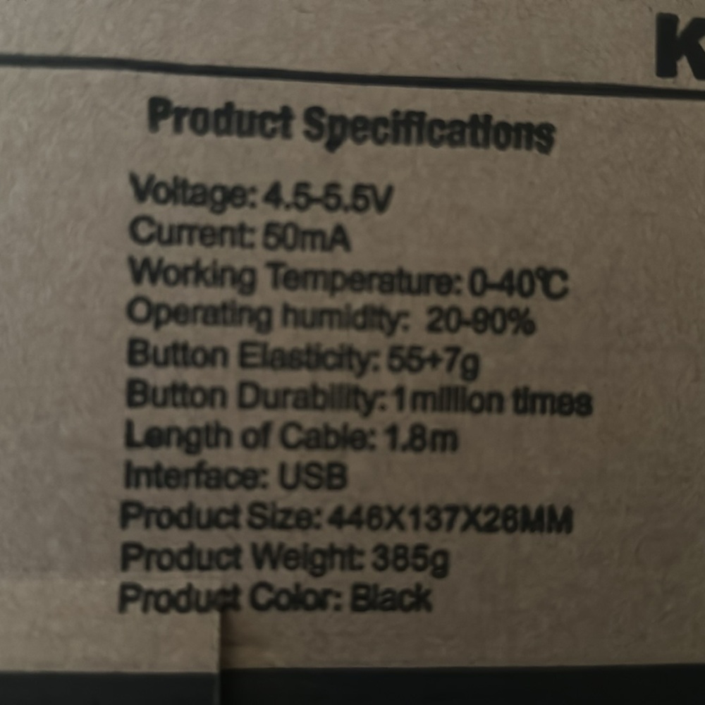 IMicro Wired USB Keyboard - NIB - Picture 3 of 4